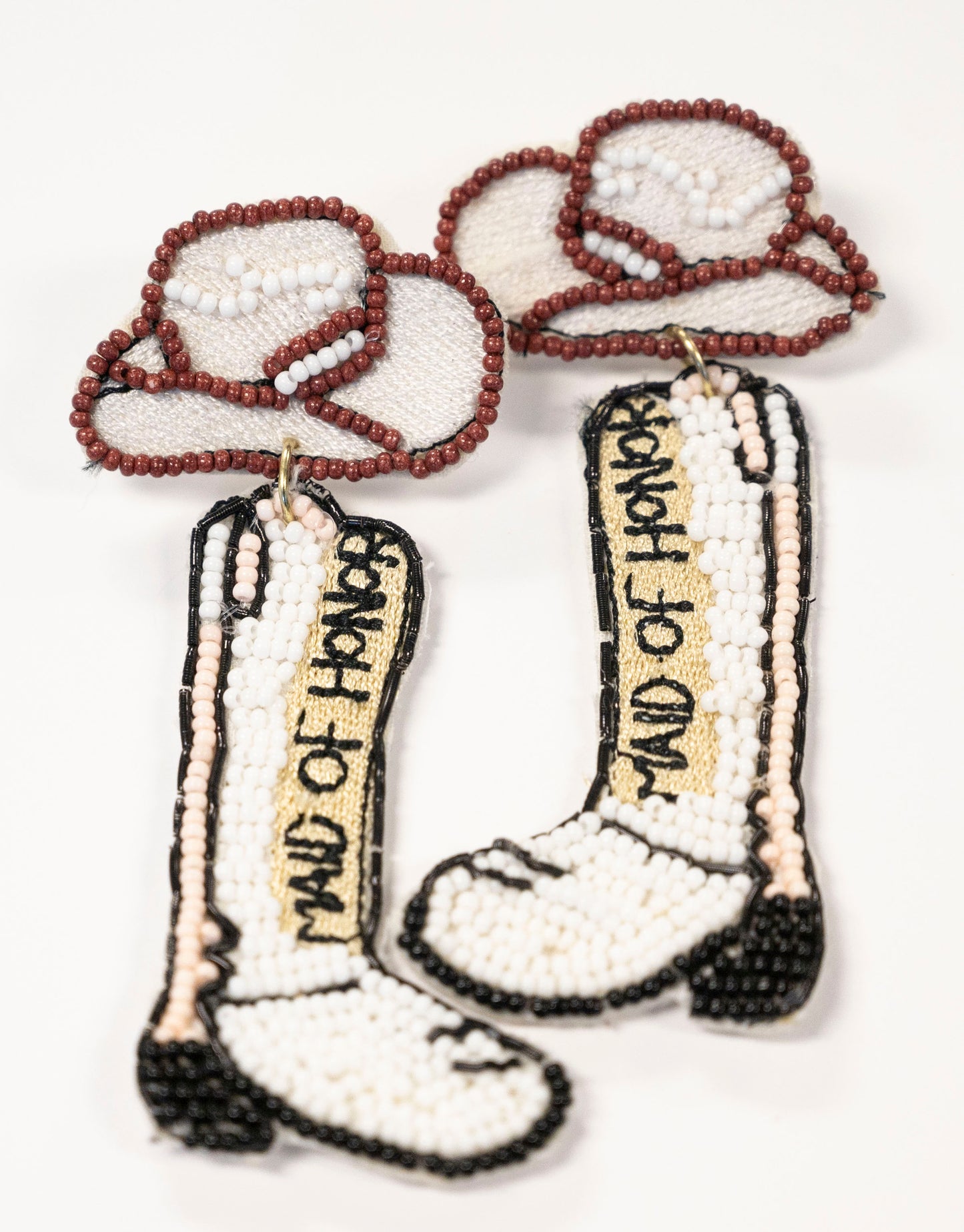 Maid Of Honor “PINK” Cowgirl Hat & Boots
